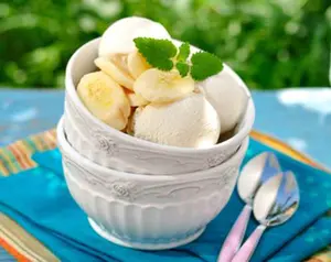 Get Grandma's old fashioned banana ice cream recipe. There's nothing like the all-natural flavor of bananas in a creamy homemade ice cream. So delicious!