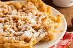 Get an old fashioned funnel cake recipe and make those crispy, golden, lattice-like fried cakes that are often sold at county fairs. Easy to make and so GOOD.