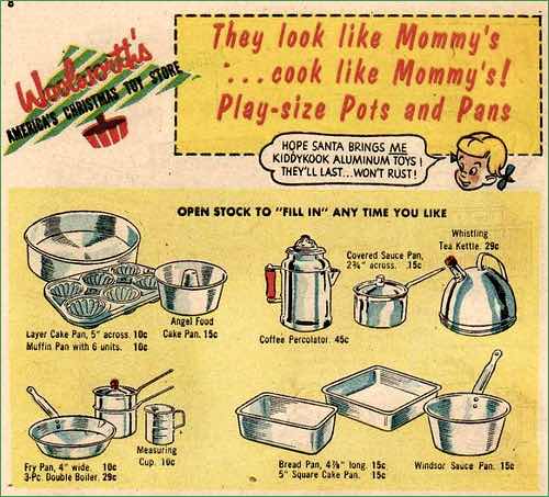 1950s Toy Kitchen Set