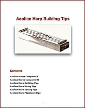 Aeolian Harp Building Tips Cover