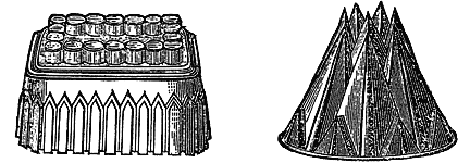 Antique Jelly Molds Illustration