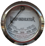 Antique Oven Heat Gauge