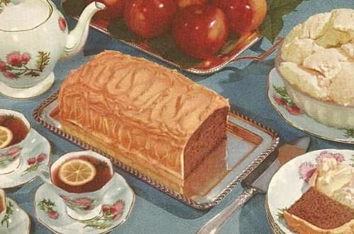 Vintage Applesauce Cake With Spices