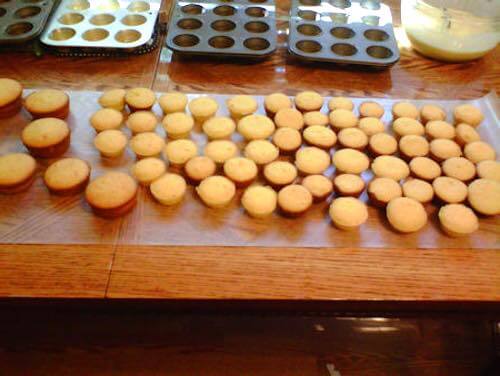Arrange Muffins for Dipping