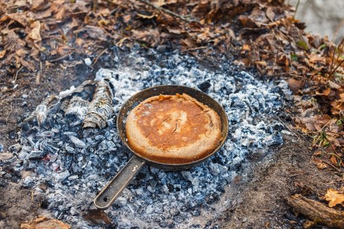 Campfire Bread In a Skillet