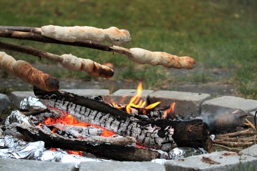 Baking Campfire Twist Bread On a Stick