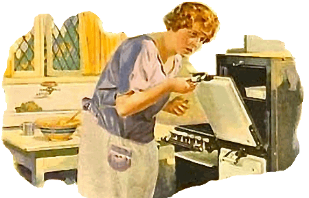 Use Grandma's conversion calculator and oven temperature guide for baking with vintage recipes. Calculate Degrees F. and C. for Slow, Moderate, and Hot ovens.