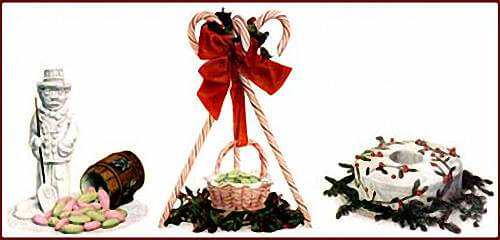 Three Vintage Christmas Centerpiece Ideas