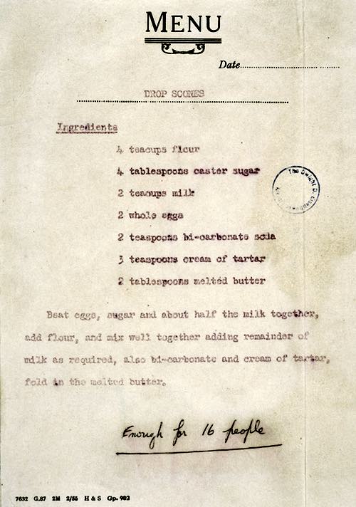 Queen Elizabeth II's Drop Scone Recipe