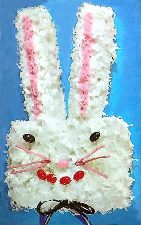Easy Homemade Easter Bunny Cake