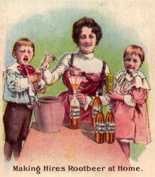 Family Making Root Beer