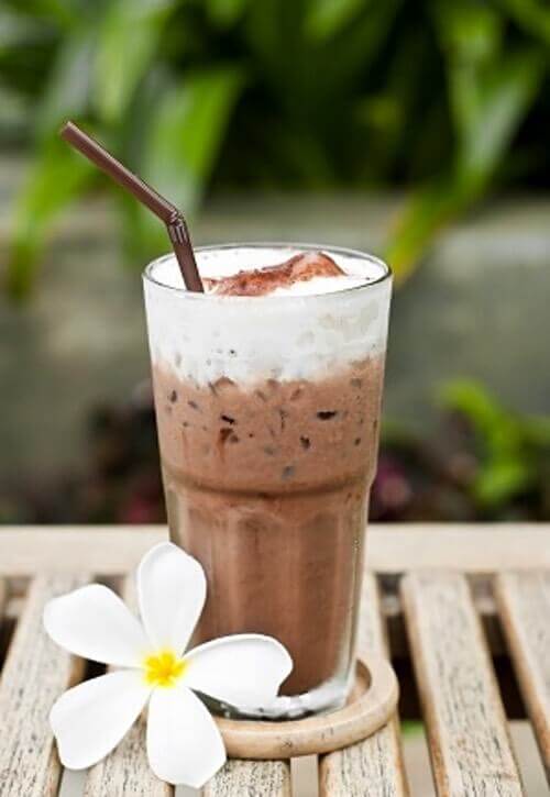 Make Grandma's old time non alcoholic chocolate drinks with recipes for Wild Frosty Chocolate, Honey Iced Chocolate, Iced Chocolate Cream, and more.