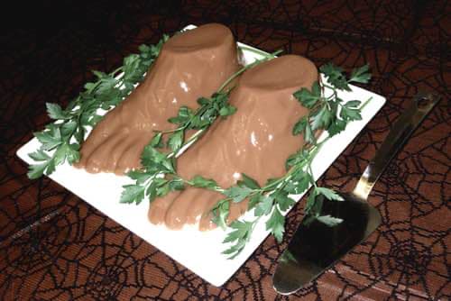 Gelatin Dessert Foot for Your Halloween Fun
