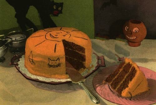 Homemade Layer Cake for Halloween