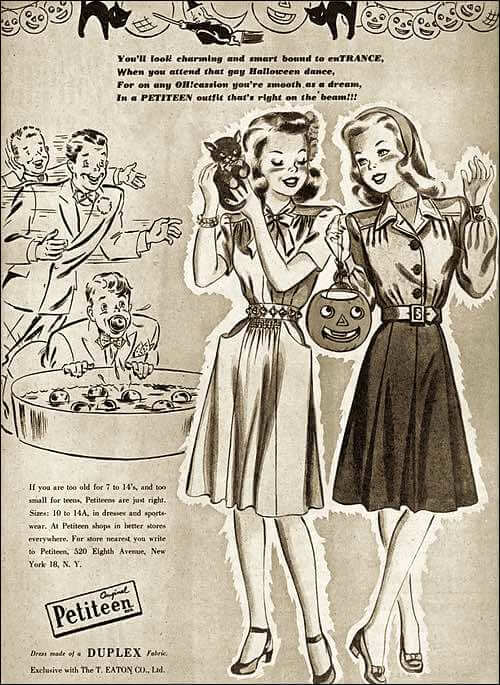 1945 Halloween Party Dress Styles for Girls