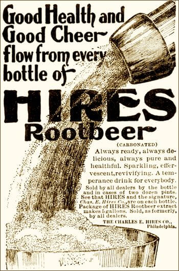 1897 Hires Root Beer Illustration