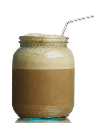 Homemade New York Egg Cream Drink
