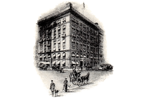 Hotel Grenoble Illustration circa 1900