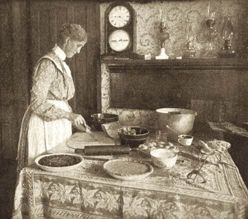 Showing How to Make Pies from Scratch