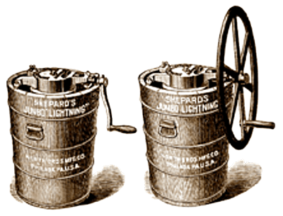 Antique Commercial Ice Cream Churns