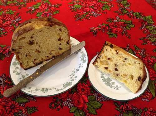 Get this traditional Italian Panettone Recipe and make a delicious Italian fruitcake that's bursting with bits of fruit and almonds. Perfect for Christmas.