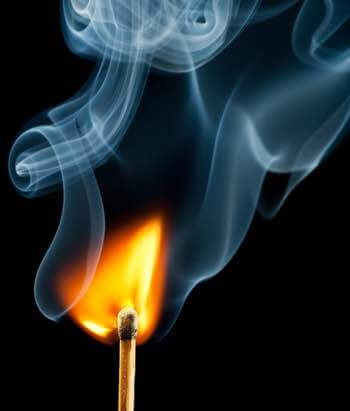 Safely Light an Oil Lamp