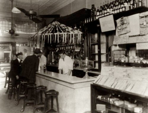 Vintage Front Service Soda Fountain