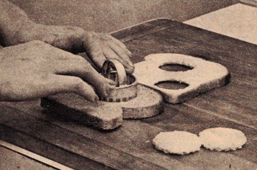 Making Mosaic Sandwiches Step One