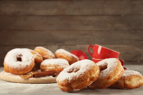 Buttermilk Donuts Dusted with Sugar
