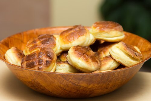Bowl of Homemade Potato Scones