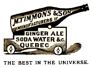 Antique Quebec Ginger Ale Sign