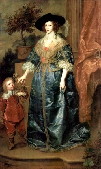 Van Dyck's Painting of Queen Henrietta Maria and Sir Jeffrey Hudson