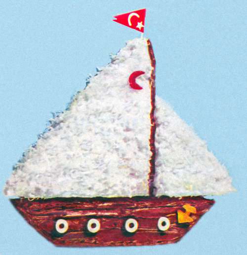 Sailing Ship Birthday Cake