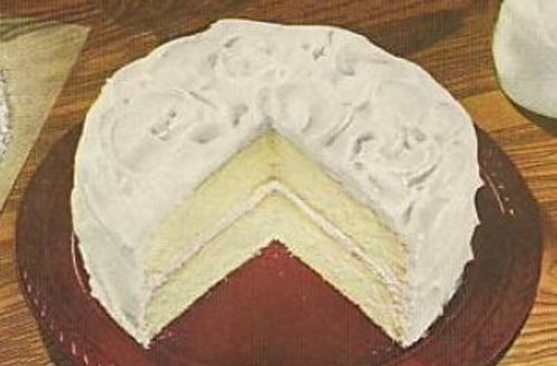 Homemade Silver Layer Cake