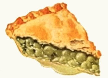 Slice of Homemade Gooseberry Pie