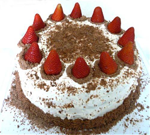 Strawberry Forest Cake