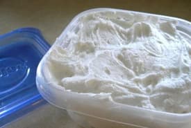 Container of Pure White Icing