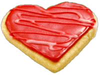 Heart Shaped Valentine Cookie