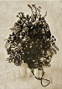 Victorian Hair Flower Bouquet