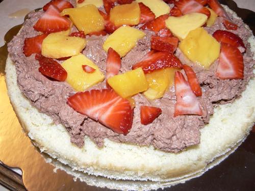 Add Bottom Layer of Cake