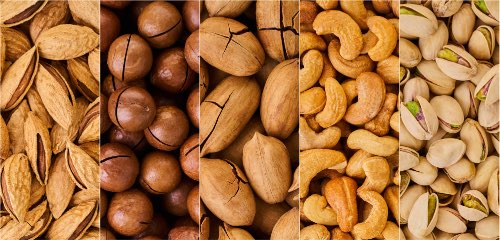 Selection of Roasted Nut to Enjoy