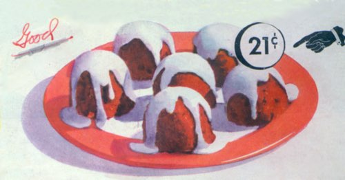 Vintage Chocolate Snow Peaks Dessert
