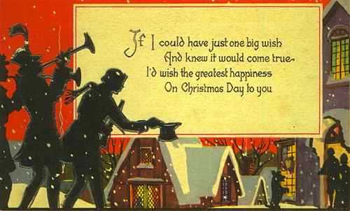 Old Fashioned Christmas Card