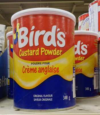 Bird's® Custard Powder Tin