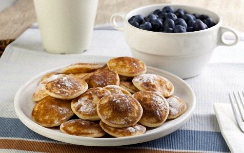 Homemade Dutch Poffertjes