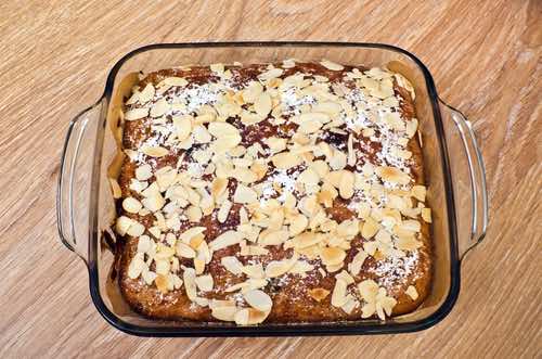 Easy Banana Cake in Baking Dish