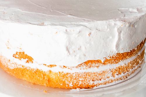 Old Fashioned Cream Cake Layers
