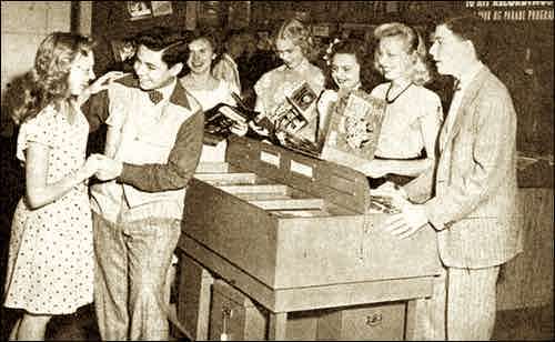 Gathering at the Record Store
