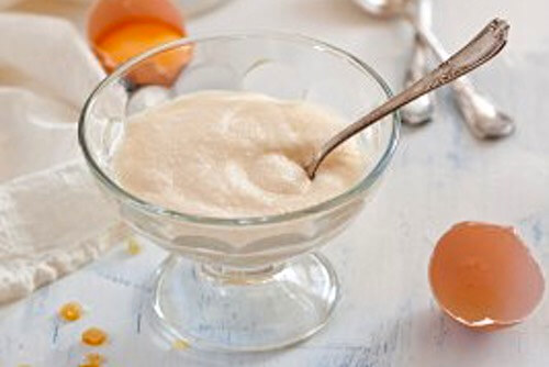 Russian Honey Mousse in a Dessert Dish