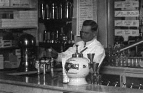 Soda Jerk Dispensing Soda Syrups